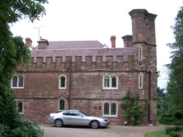 The back of the house at Bollitree Castle (18-6-06)