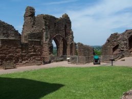 Goodrich Castle near Ross-on-Wye