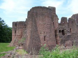 Goodrich Castle near Ross-on-Wye