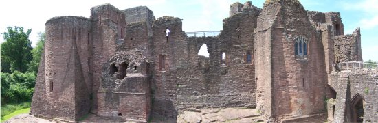 Goodrich Castle near Ross-on-Wye