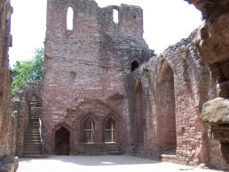 Goodrich Castle near Ross-on-Wye