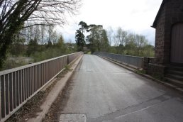 Hoarwithy Bridge looking east