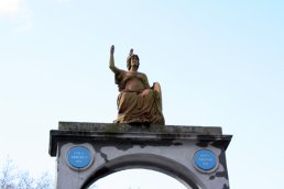 The monument on the Naval Temple