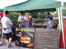 The bar-b-que stall