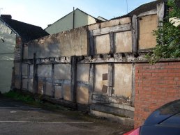 Old wall from Barrel Inn Ross-on-Wye