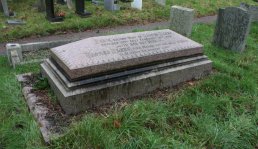 The headstone of Thomas Blake`s grave