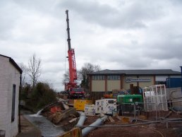 Fiveways crane lowering (29-02-08)