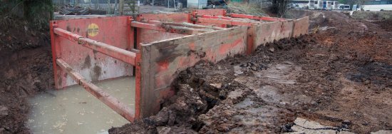 The new trench at Broadmeadows (22-12-07)