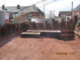 The inspection hatch for the bifurcation chamber (16-04-08)