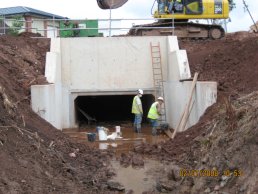 The culvert inlet (02-07-08)