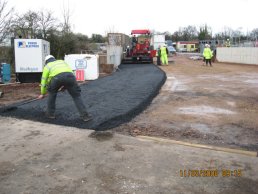 The Broadmeadows bridge surfacing starts (11-03-08)