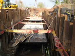 Work on the culvert at Fiveways (11-03-08)