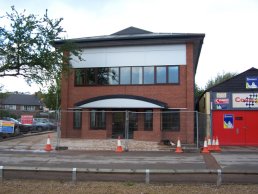 The new building front (6-10-06)