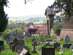 The works seen from the churchyard (2-5-08)