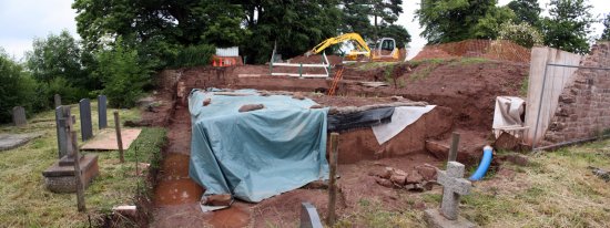 The excavation site (26-6-09)