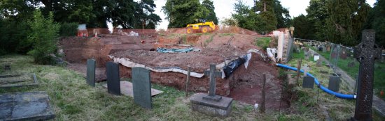 The excavation site (29-6-09)