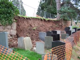 The clear up from the churchyard (23-1-07)