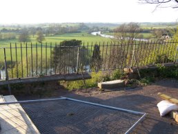 The collapsed area seen from the Prospect (18-4-08)