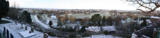 The River Wye in the snow