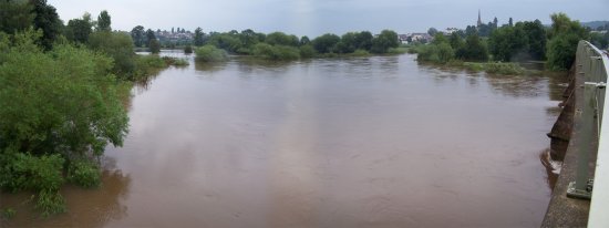 The floods north of Wilton Bridge (23-07-07)