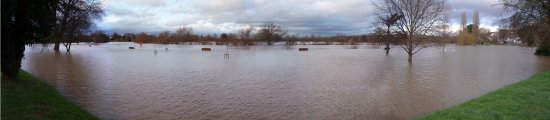 The floods from the Wye Street (11-01-07)