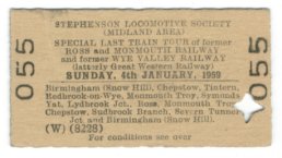 A ticket from the last train