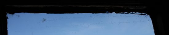 Graffiti in John Kyrle`s house