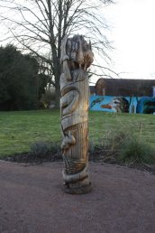 Ross Wild Connections Wooden Sculpture