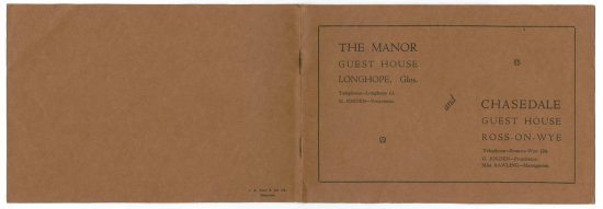 The Manor and Chasedale cover