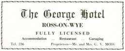 George Hotel Advert