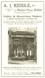 A J Kiddle advert