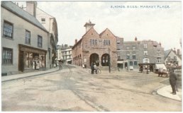 A postcard view Ross on Wye