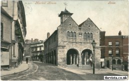 A postcard view Ross on Wye