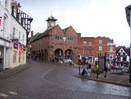 A postcard view Ross on Wye