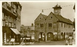 A postcard view of the Market House