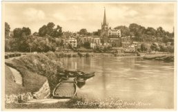 A postcard view from the Wye