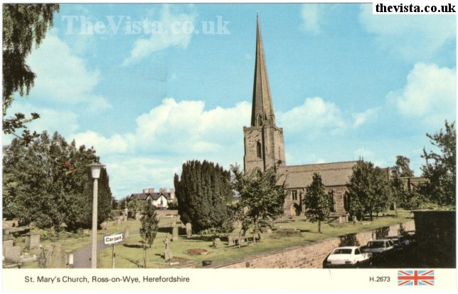 Ross-on-Wye Church ENG Photochrome EPC752 Art Print A4 A3 A2 A1