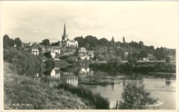 A postcard view from the Wye