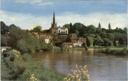 A postcard view from the Wye