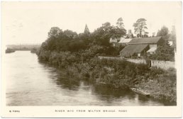 River Wye from Wilton Bridge Ross