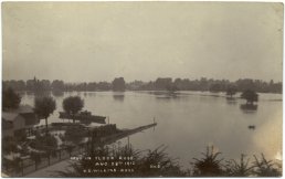 The river Wye in flood 1912