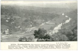 A postcard view of Ross-on-Wye