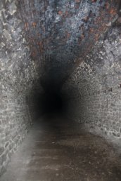 Inside Coppet Tunnel seen from the north end (03-01-2011)