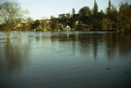 The Wye in flood Ross-on-Wye (1968)