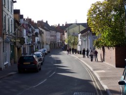 Looking along Brookend Street