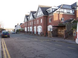 The view up Cantilupe Road