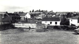 The car park on the site of the Board School