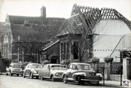 The south-west end of the Board School