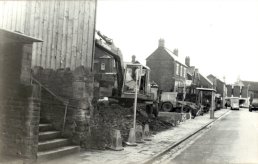 The excavations from Cantilupe Road