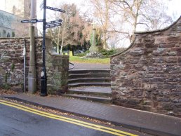 The Church Yard steps